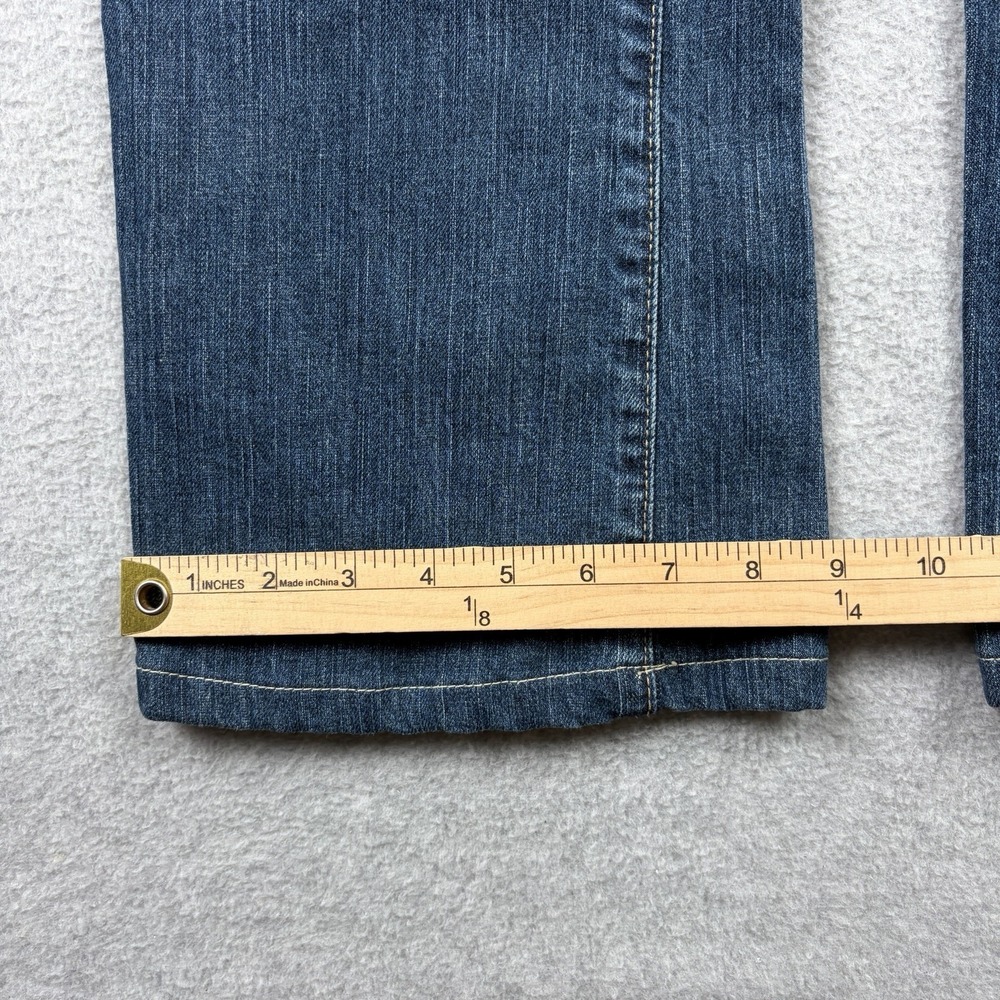 Vintage American Eagle Jeans Womens 8 Blue Artist Bootcut Low Rise Stretch Y2K - Picture 9 of 9